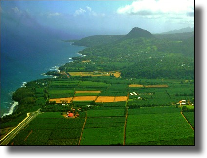 East coast of Basse-Terre, Guadeloupe, French, Caribbean, Island