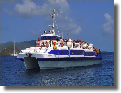 ferry boat in Les Saintes, Iles des Saintes, Guadeloupe