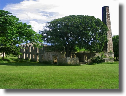 Historic Structure, Marie-Galante, Guadeloupe, French West Indies, Caribbean Island