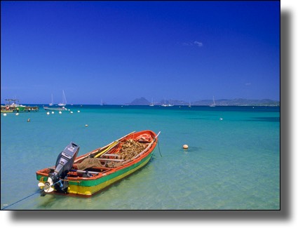 fishing boat, Martinique, French West Indies, French Caribbean International