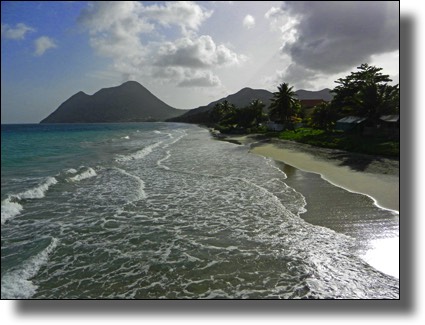 St. Pierre, coastline, Martinique, French West Indies, French Caribbean International